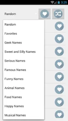 Pet Name Chooser android App screenshot 0